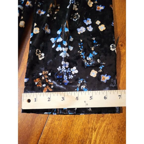 Out From Under- Urban Black Floral Velvet Kimono Womens XS/S Boho Romantic Tunic - Picture 10 of 15